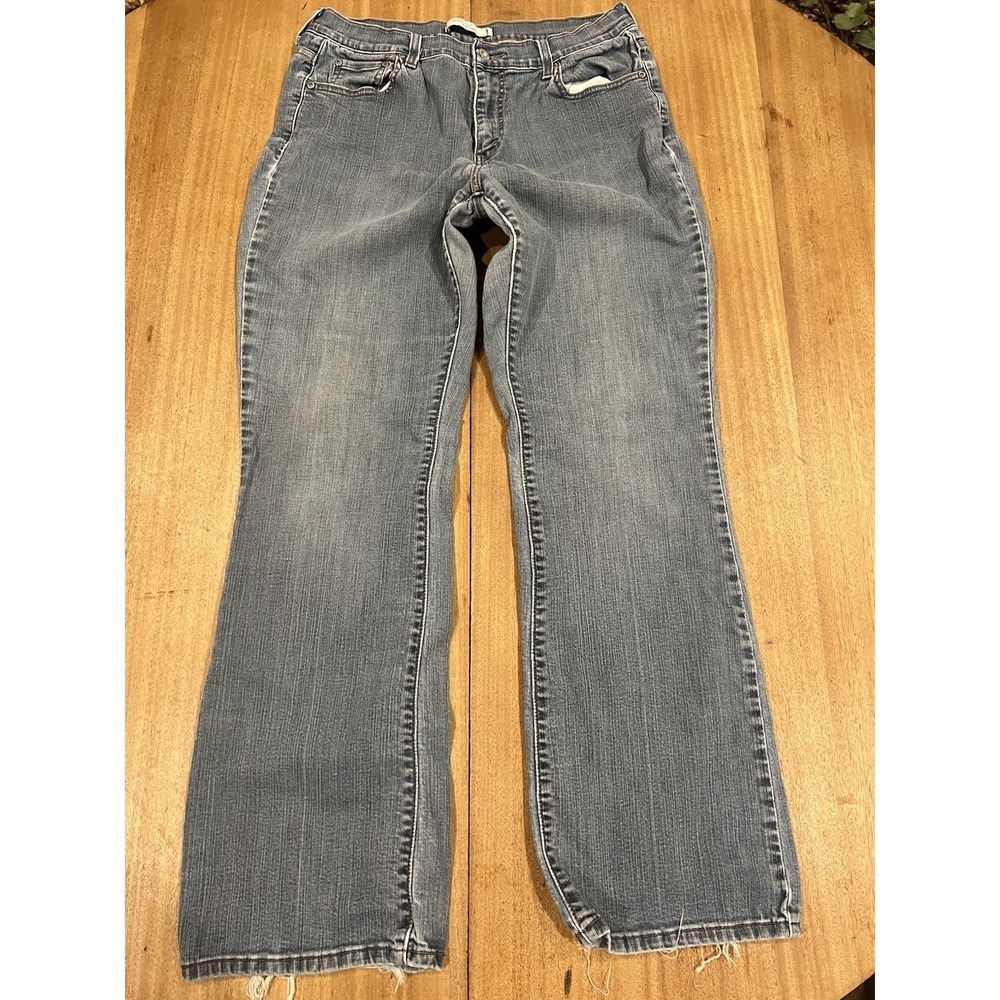 levis 515 boot cut jeans size 14 womens vintage‎ stretch light wash denim retro